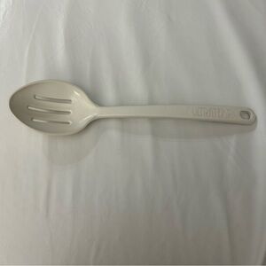 ULTRATEMP White Slotted Cooking Serving Spoon Vtg Robinson Knife  Co. USA